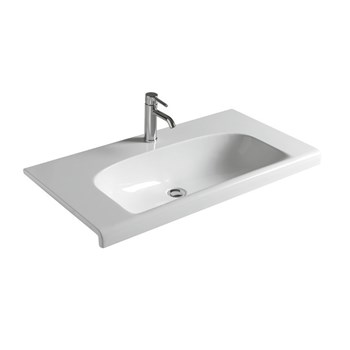 Lavabi A Canale In Ceramica.La Produzione Di Lavabi Di Ceramica Galassia Per L Arredo Bagno