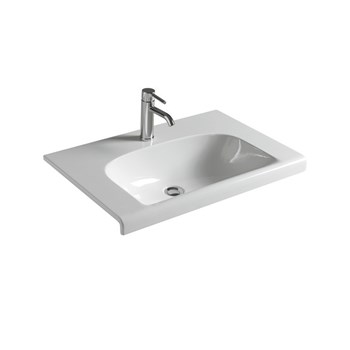 Lavabo Incasso Bagno Ceramica.La Produzione Di Lavabi Di Ceramica Galassia Per L Arredo Bagno